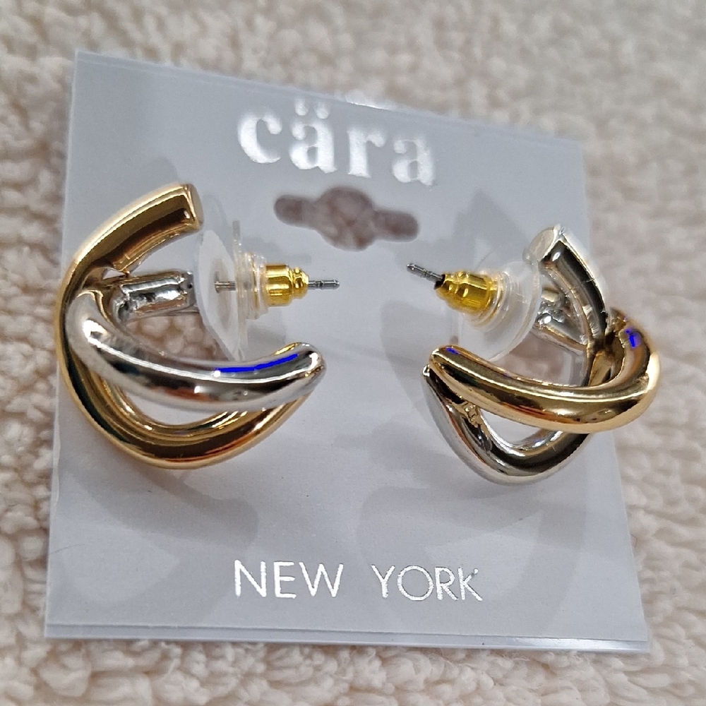 Gold and Silver Earrings